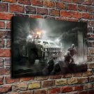 Whole Border Blockade Decor  20x16 inch FRAMED CANVAS PRINT