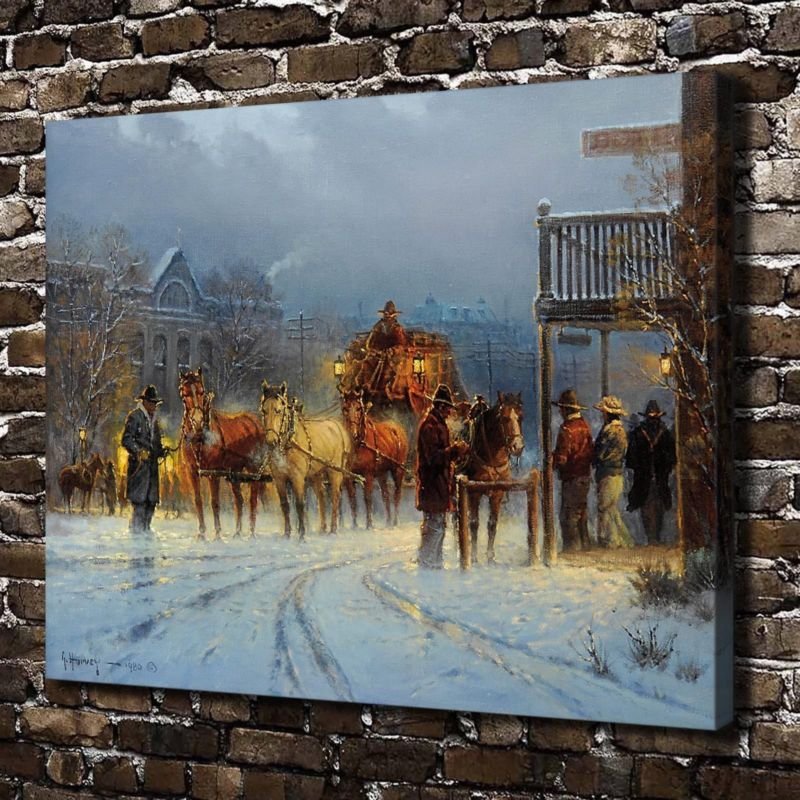 The loyalty Decor  20x16 inch FRAMED CANVAS PRINT