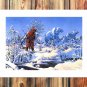 Heavy snow Decor  20x16 inch FRAMED CANVAS PRINT