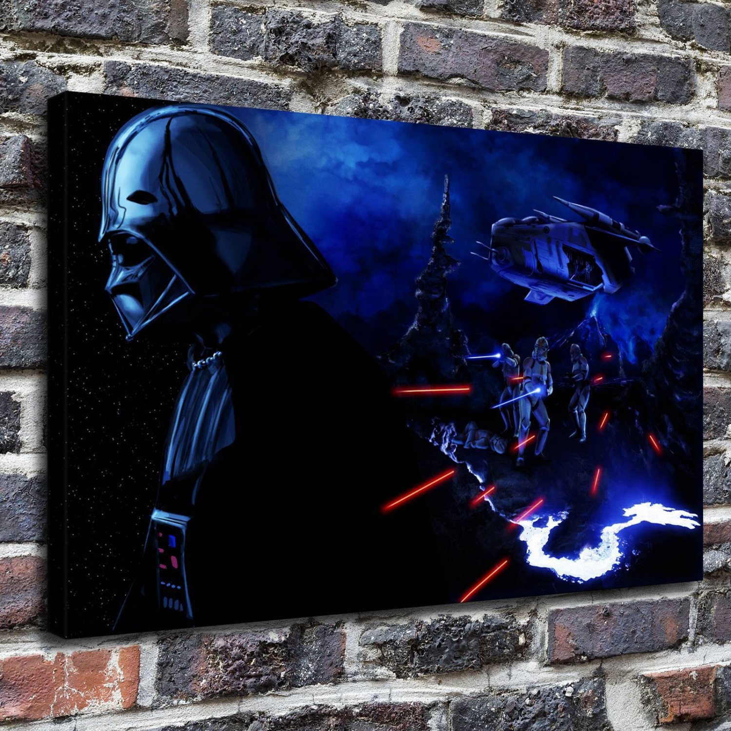 The Commandos Decor  20x16 inch FRAMED CANVAS PRINT