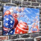 Holidays 4 july Decor  20x16 inch FRAMED CANVAS PRINT