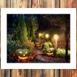 Forested Decor  20x16 inch FRAMED CANVAS PRINT
