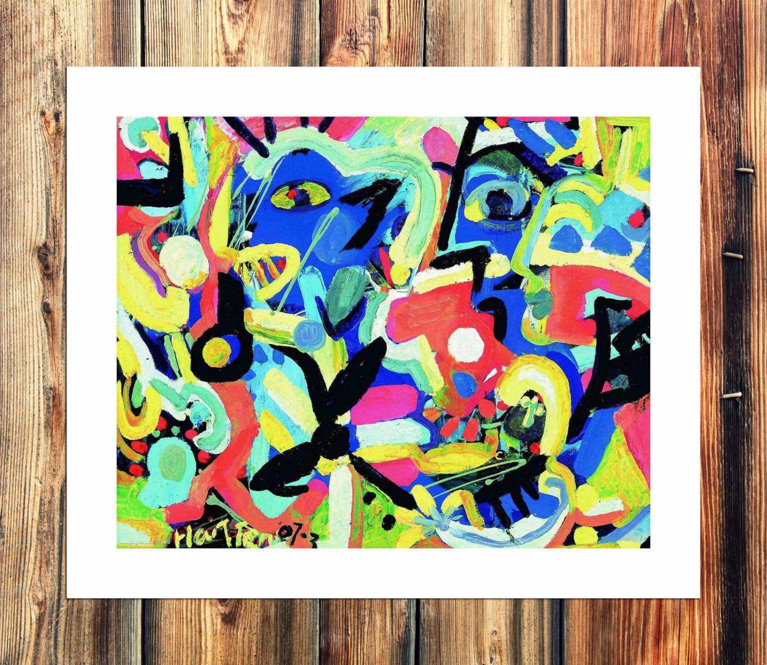 Traditional Decor  20x16 inch FRAMED CANVAS PRINT