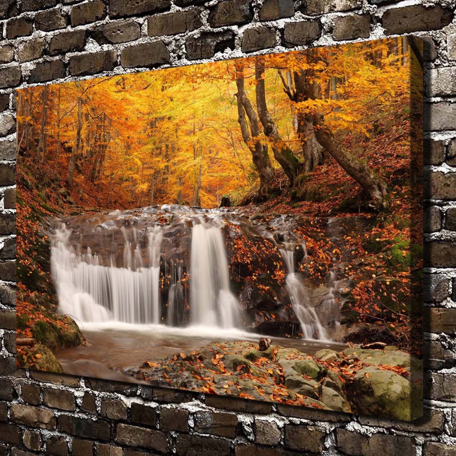 A break Decor  20x16 inch FRAMED CANVAS PRINT