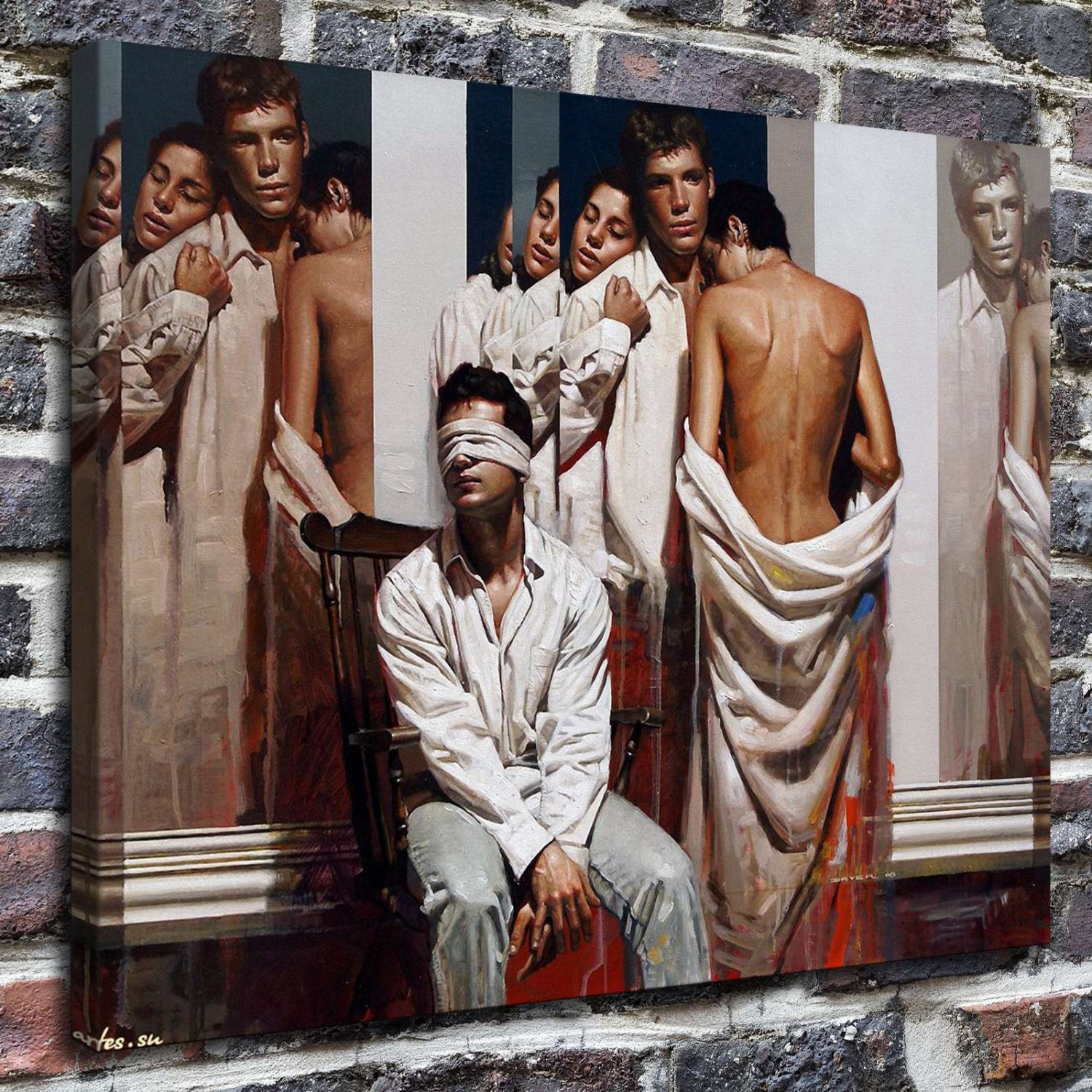 She thought Decor  20x16 inch FRAMED CANVAS PRINT