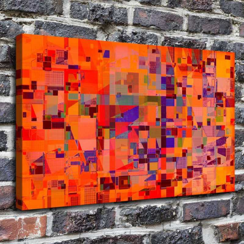 Star man Decor  20x16 inch FRAMED CANVAS PRINT
