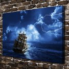 A thunder Decor  20x16 inch FRAMED CANVAS PRINT