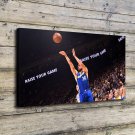 Basketball star playoffs Decor  20x16 inch FRAMED CANVAS PRINT
