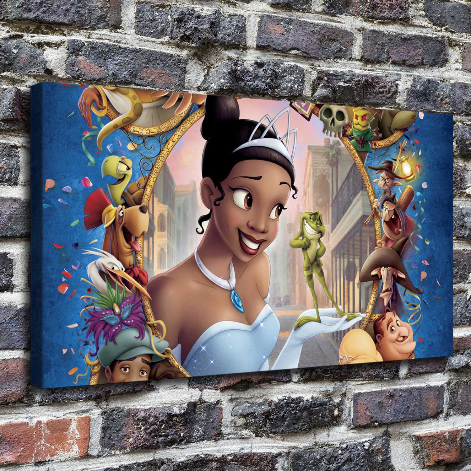 The princess Decor  20x16 inch FRAMED CANVAS PRINT