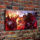 Infernal Mordekaiser Decor FRAMED CANVAS PRINT 20x16 inch inch