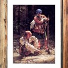 Gunmen brother Decor  20x16 inch FRAMED CANVAS PRINT