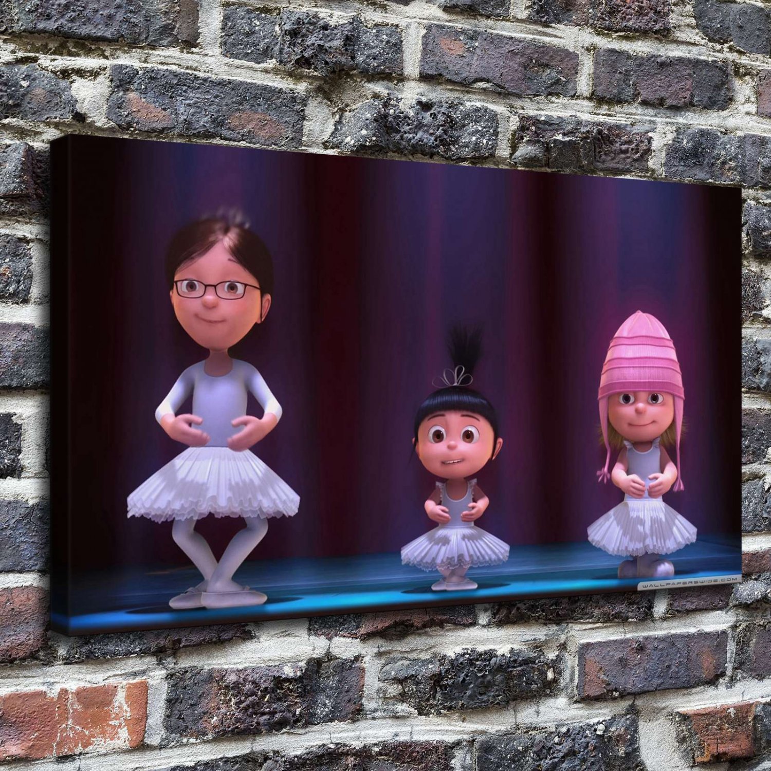Agnes Ballet Decor  20x16 inch FRAMED CANVAS PRINT