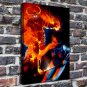 A sunshine Decor  20x16 inch FRAMED CANVAS PRINT