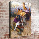 The war years Decor  20x16 inch FRAMED CANVAS PRINT