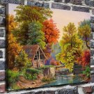 The autumn season Decor  20x16 inch FRAMED CANVAS PRINT