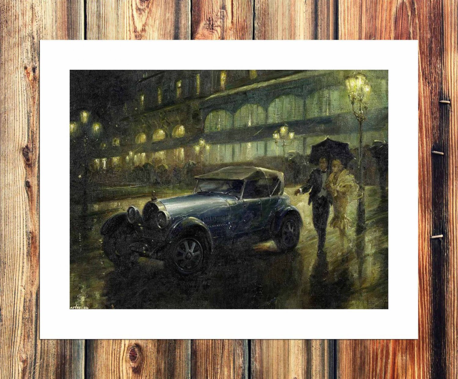 Winter morning Decor  20x16 inch FRAMED CANVAS PRINT
