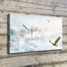 Vacation Panel Decor  20x16 inch FRAMED CANVAS PRINT