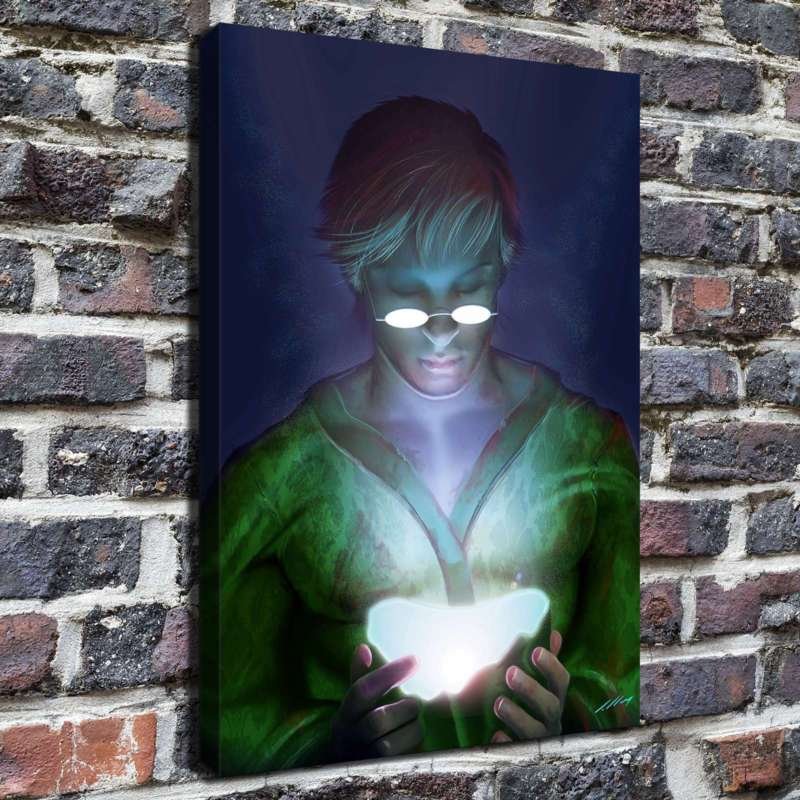 Brave Decor  20x16 inch FRAMED CANVAS PRINT