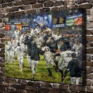Sports star Decor  20x16 inch FRAMED CANVAS PRINT