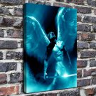 The wings of the man Decor  20x16 inch FRAMED CANVAS PRINT
