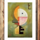 The design of green Decor  20x16 inch FRAMED CANVAS PRINT