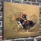 Hocine Ziani blue rider Decor  20x16 inch FRAMED CANVAS PRINT