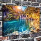 Clear waters Decor  20x16 inch FRAMED CANVAS PRINT