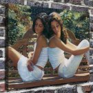 Twin sisters Decor  20x16 inch FRAMED CANVAS PRINT
