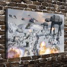 STAR WARS Decor  20x16 inch FRAMED CANVAS PRINT