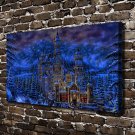 The beautiful castle Decor  20x16 inch FRAMED CANVAS PRINT