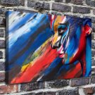 Devushka-lico Decor  20x16 inch FRAMED CANVAS PRINT