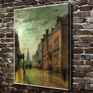Beautiful city Decor  20x16 inch FRAMED CANVAS PRINT