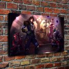 King of Clubs Mordekaiser Decor  20x16 inch FRAMED CANVAS PRINT