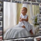 The little princess Decor  20x16 inch FRAMED CANVAS PRINT
