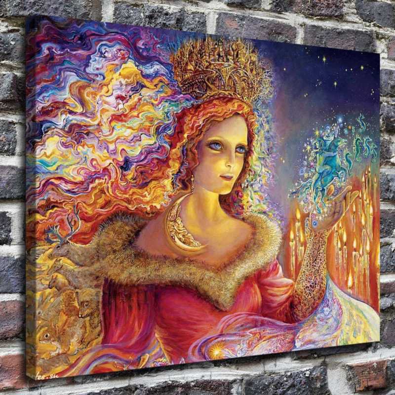 Magic sorcery Decor  20x16 inch FRAMED CANVAS PRINT