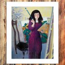 female Decor  20x16 inch FRAMED CANVAS PRINT
