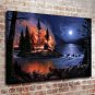 Softly The Moonlight Decor  20x16 inch FRAMED CANVAS PRINT
