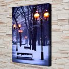 The warm winter Decor  20x16 inch FRAMED CANVAS PRINT