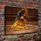 Beauty and Beast Decor  20x16 inch FRAMED CANVAS PRINT