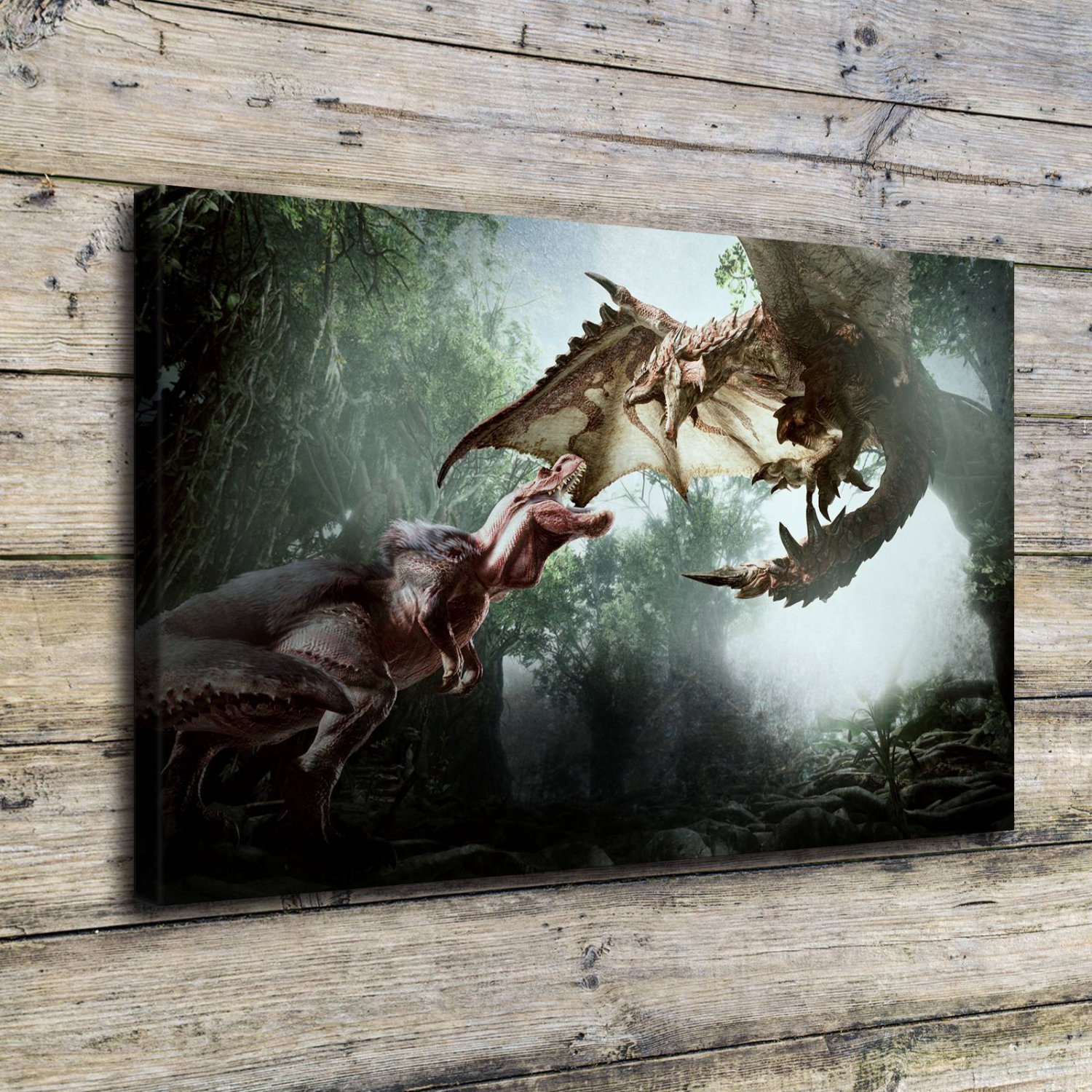 Hyperion Mass Andromeda Decor  20x16 inch FRAMED CANVAS PRINT