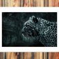 The leopard world Decor  20x16 inch FRAMED CANVAS PRINT