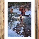 A Fearful Noise Decor  20x16 inch FRAMED CANVAS PRINT