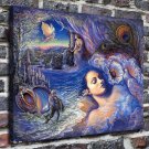 Gentle angel Decor  20x16 inch FRAMED CANVAS PRINT