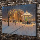 Christmas cheer Decor  20x16 inch FRAMED CANVAS PRINT