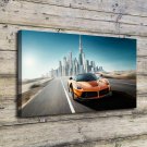 Sports Car,city Decor  20x16 inch FRAMED CANVAS PRINT