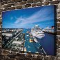 A ship Decor 20x16 inch FRAMED CANVAS PRINT