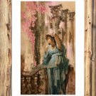 The beautiful women Decor  20x16 inch FRAMED CANVAS PRINT