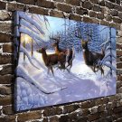 Winter Glory Decor  20x16 inch FRAMED CANVAS PRINT