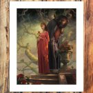 Beautiful figure Decor  20x16 inch FRAMED CANVAS PRINT