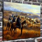 Joseph surrenders Decor  20x16 inch FRAMED CANVAS PRINT